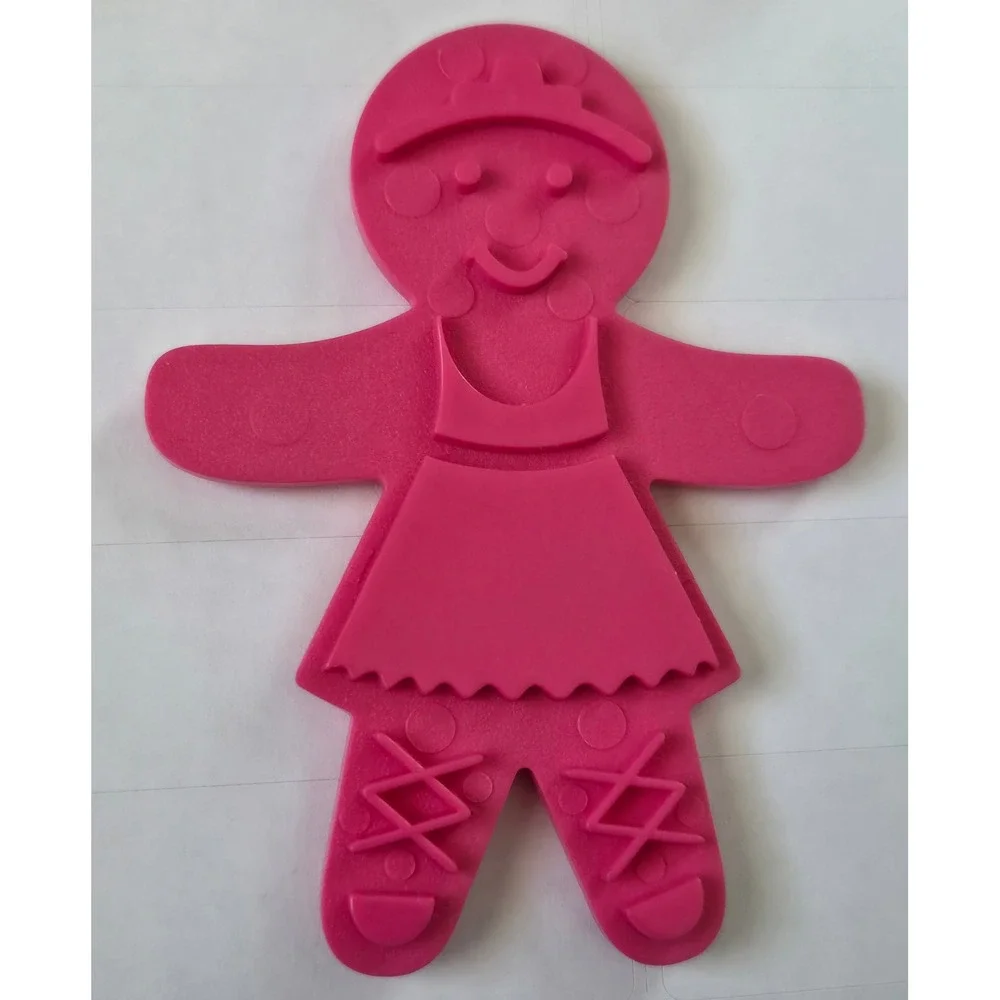 Tovolo Gingerbread Girl Cookie Cutter Set 2 Frames 3 Double‎ Sided Templates